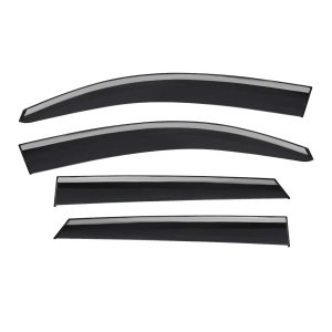 Hyundai Tucson Wind Deflector - Omac - Chrome - Black - '16-'21